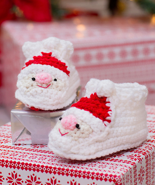 Child’s Santa Slippers