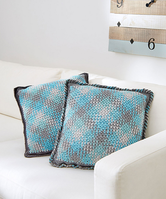 Planned Pooling Argyle Pillow