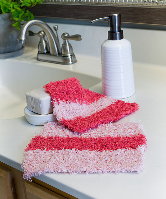 Wide Stripes Wash Cloths
