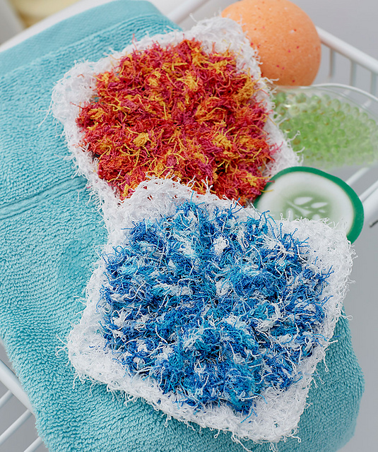 Floral Popcorn Scrubby