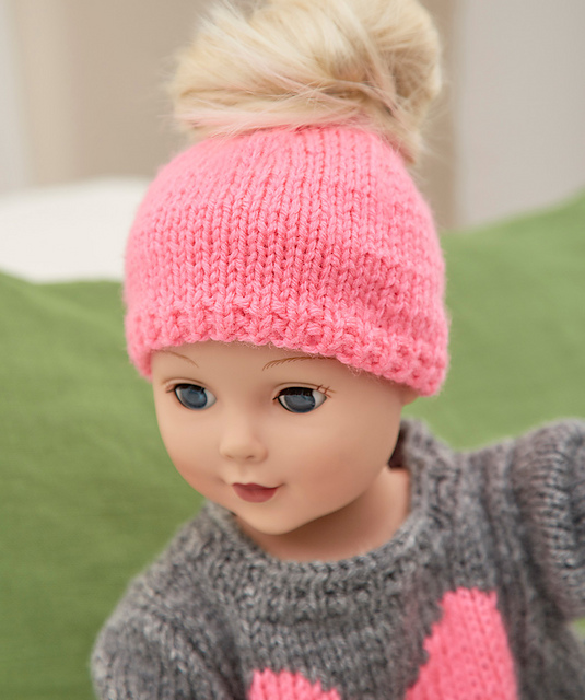 Love My Doll Messy Bun Hat
