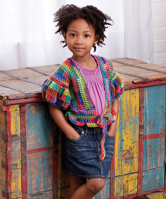 Little Girl's Puffy Sleeve Sweater