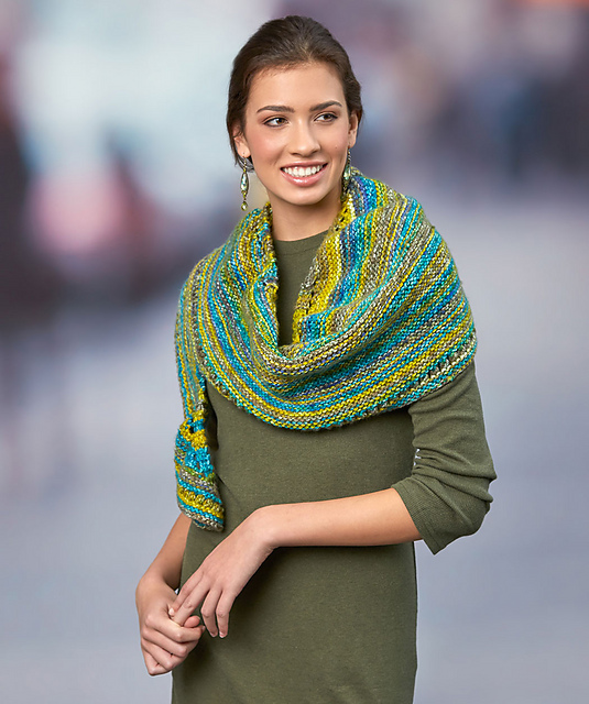 Simple Crescent Shawl
