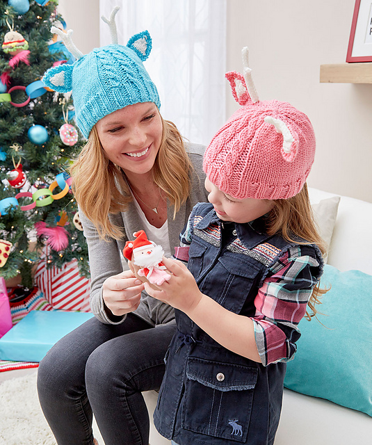Reindeer Knit Hats
