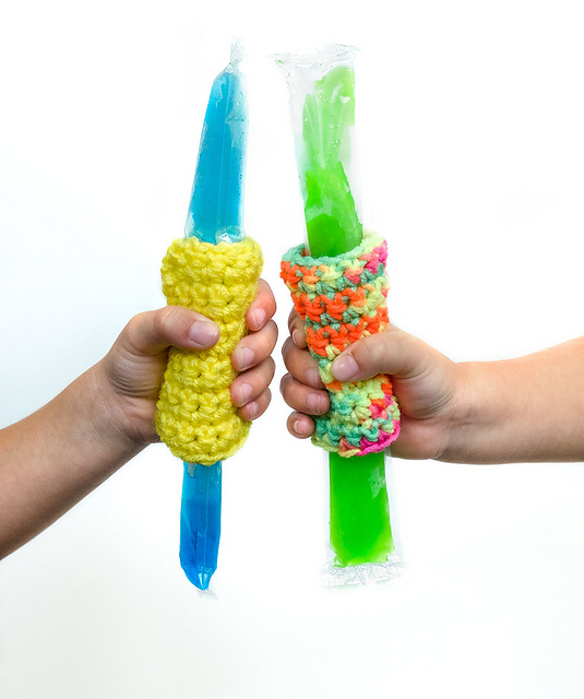 Freezer Pop Cozy to Crochet