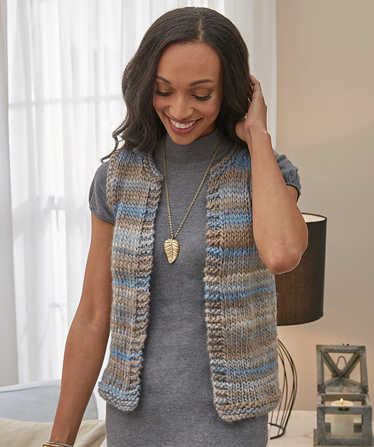 Ravelry: Simply Styled Vest pattern by Julie Farmer
