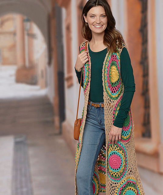Rainbow Circle Vest