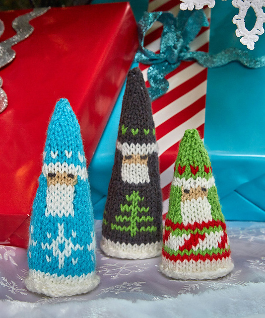 Fair Isle Santas