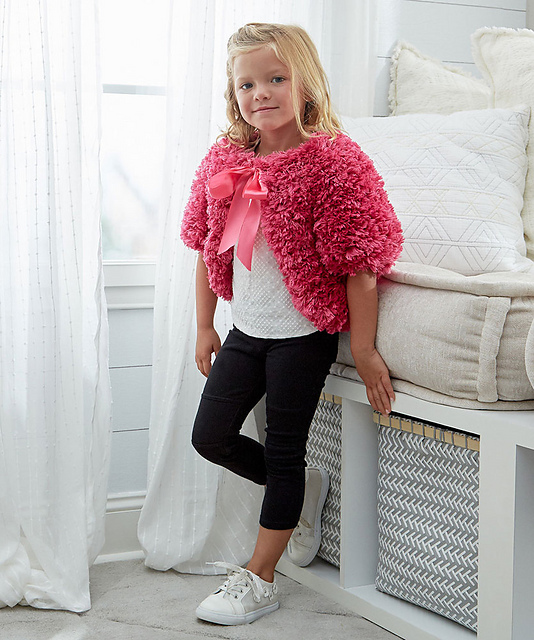 Girls’ Fashion Fur Shrug