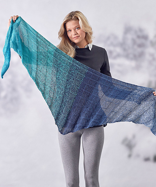 Squared Off Shawl