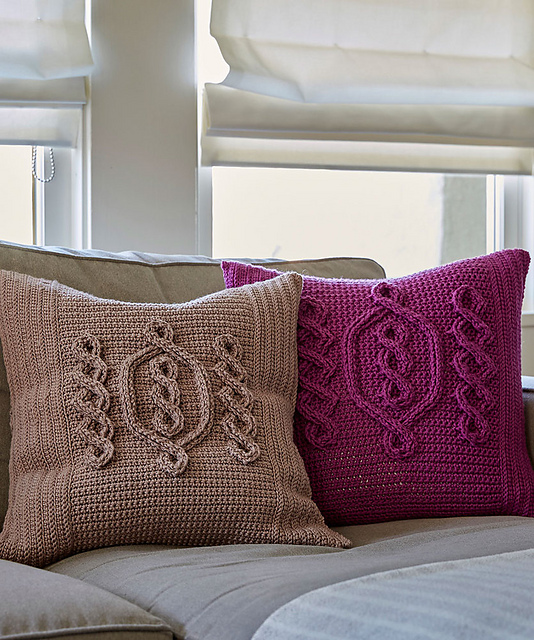 Hygge Chic Crochet Pillow