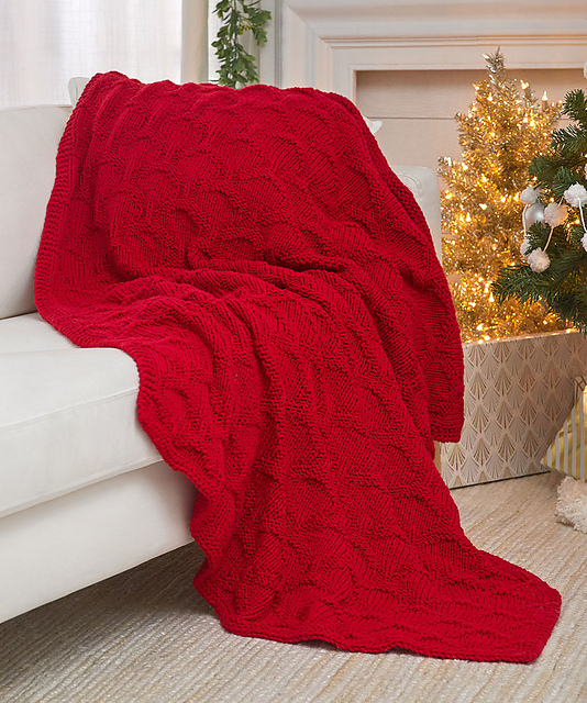 Have a Cool Yule Knit Throw