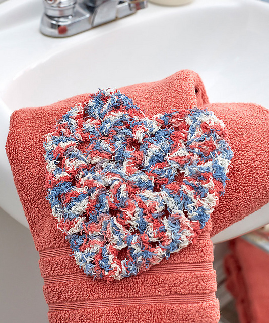 Heart-Shaped Granny Scrubby