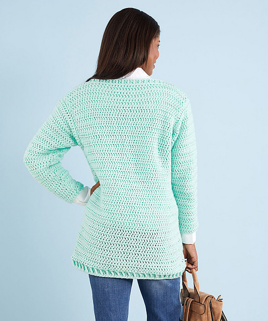 Gotta Have It Cable Crochet Sweater