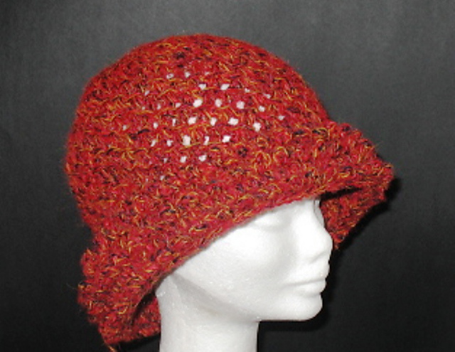 Fancy Mesh Rose Flower Scarf and Hat