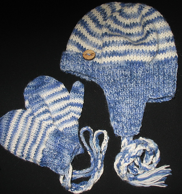 Sherlock Holmes Baby Hat and Mittens