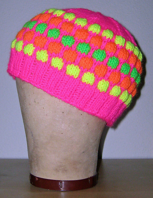 Lite Brite Bubbles Hat