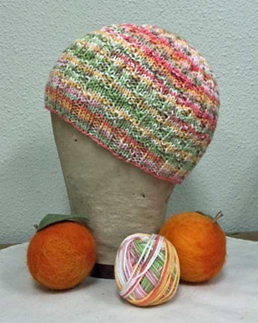 Ravelry Fruit Salad Hat pattern by Becky Curran