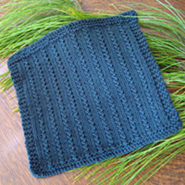 Pine Needles Facecloth