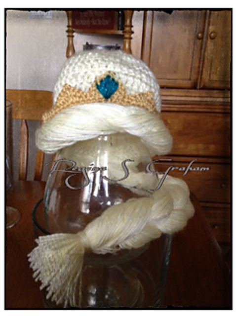 Winter Princess Hat and Crown