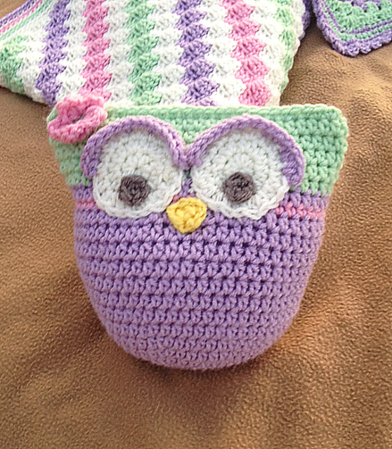 Owl Rattle Stuffie
