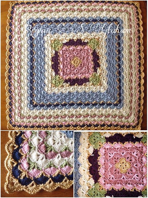 Ravelry: V Shell Afghan Stitch pattern by Regina S. Graham