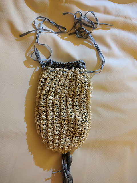 Bag Purse In Silk Knitting