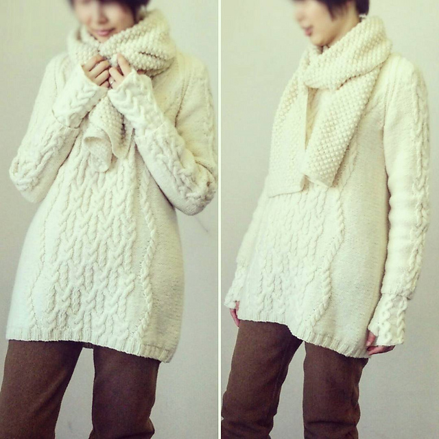 miknits 月草マフラー