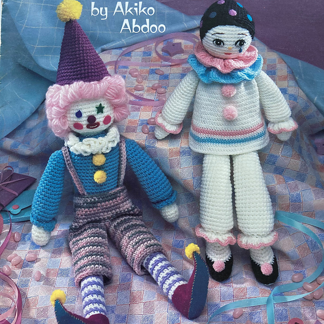 Two Crochet Clowns