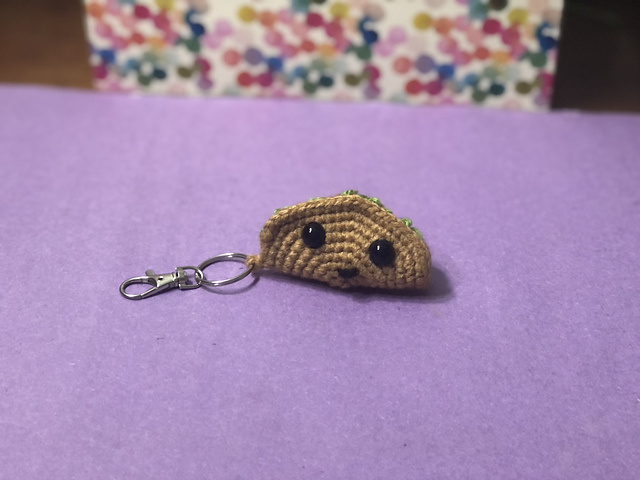 Taco Keychain