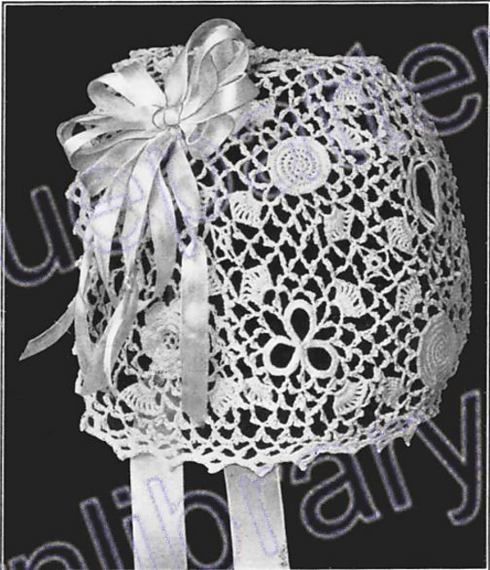 Columbia Infant's Cap Irish Crochet