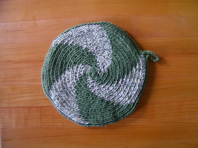 Mama's Swedish Pinwheel Potholder