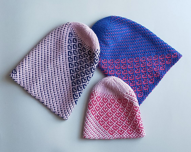 Mirror Hearts hat