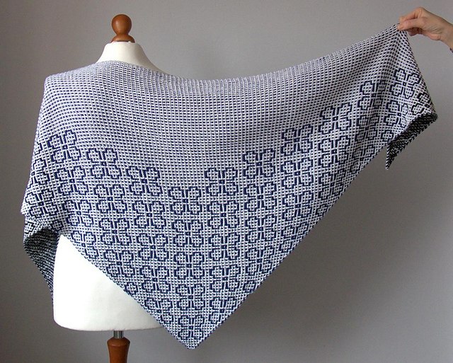 Among flowers shawl