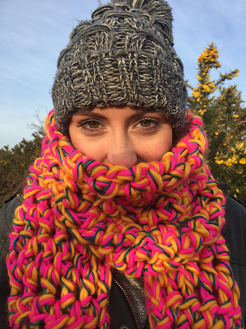 Stash Busting Super Chunky Scarf