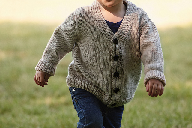 Tot Lot #1: Rib-Edged Cardigan