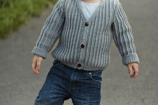 Tot Lot #2: Twisted Rib Cardigan