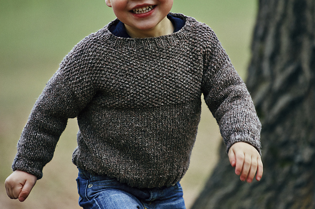 Tot Lot #11: Seed Stitch Gansey