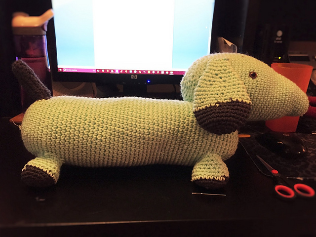Wiener Dog Amigurumi