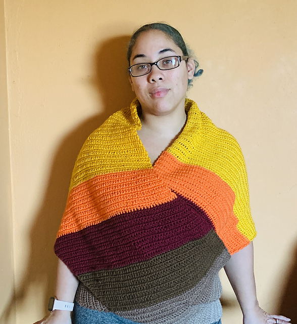 Cross Over Shawl