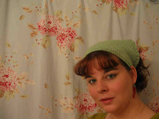 Basic Single Crochet Triangle Scarf