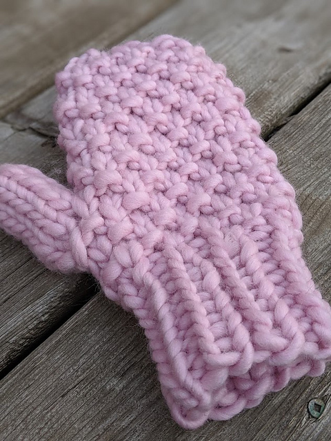 Wild Raspberry Mittens