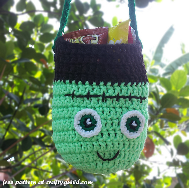 Frankenstein Trick or Treat Bag
