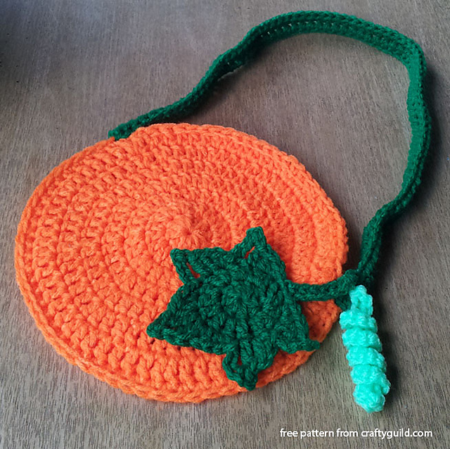 Pumpkin Inspired Crochet Bag