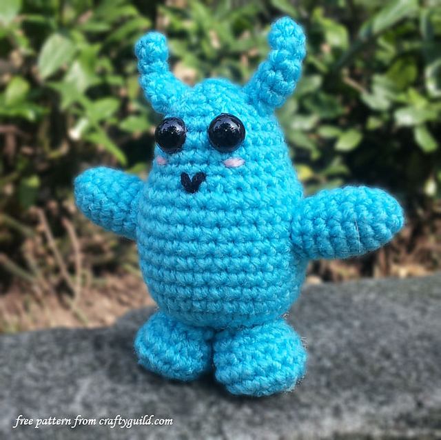 “Boboo” the Blue Monster Amigurumi