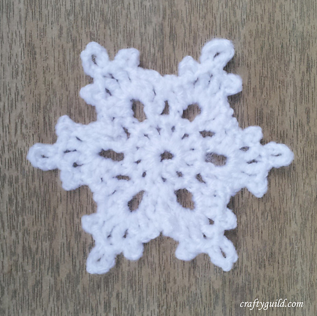 How to Crochet a Snowflake
