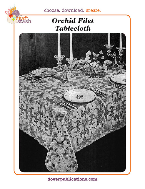 Orchid Filet Tablecloth #1-31