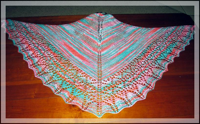 Val's Spumoni Ice Cream Shawl