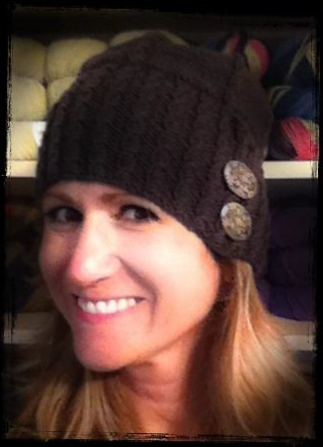 A Cabled Hat for the Ladies