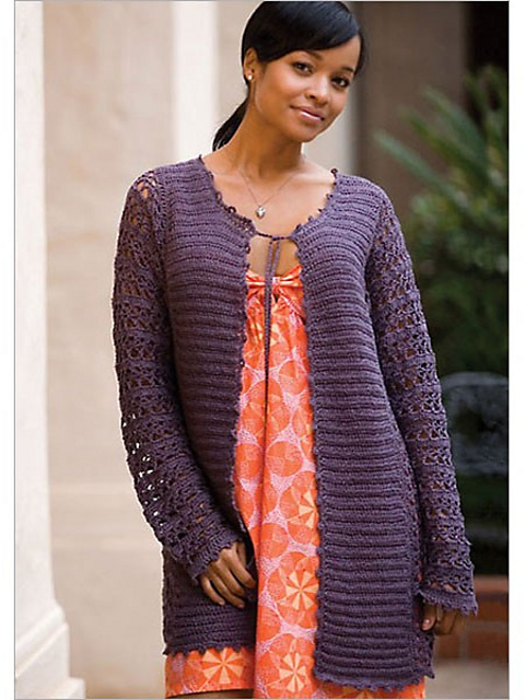Linen and Lace Cardigan